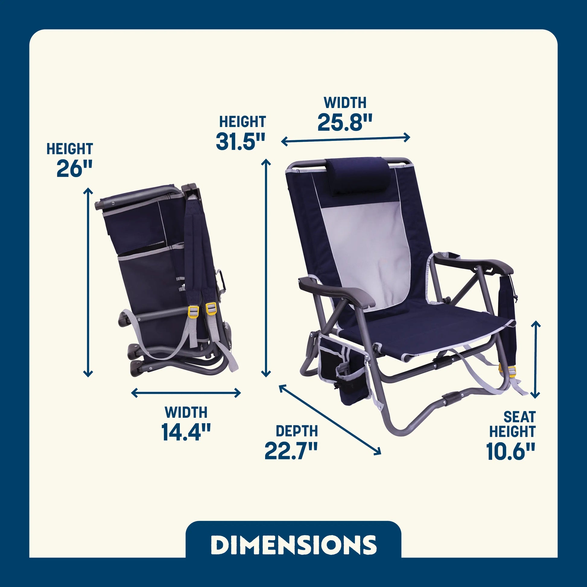 Bi-Fold Slim Event Chair™